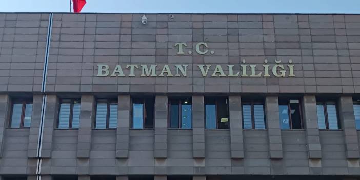 Valilik Açıkladı: Batman'da 8 Günlük Yasak!