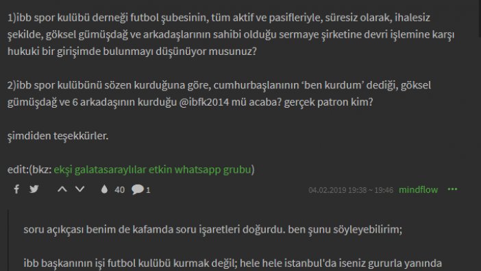 İmamoğlu, Erdoğan'ın 'Başakşehir' sözlerine ekşisözlük'ten cevap verdi