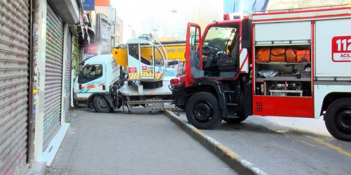 Freni Tutmayan Vinç Facia Yarattı! Yaralılar Var!