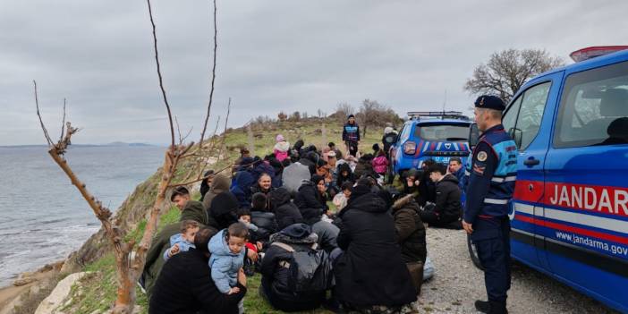 Çanakkale'de 68 Düzensiz Göçmen Yakalandı