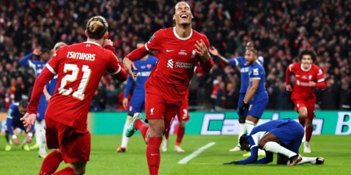 Chelsea'yi 118. dakikada gelen golle yenen Liverpool, İngiltere Lig Kupası'nda zafere ulaştı