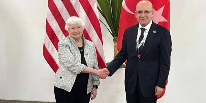 Bakan Şimşek, Yellen İle Bir Araya Geldi