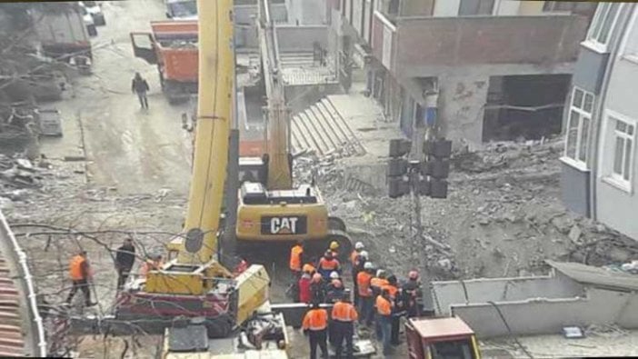 Kartal'da enkaz kaldırma ve arama çalışmaları sona erdi