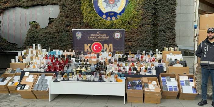 Binlerce Kaçak Parfüm Ele Geçirildi: Piyasa Değer 200 Milyon TL