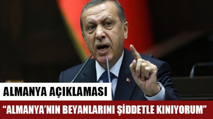 Cumhurbaşkanı Erdoğan'dan Alman şirketleri açıklaması