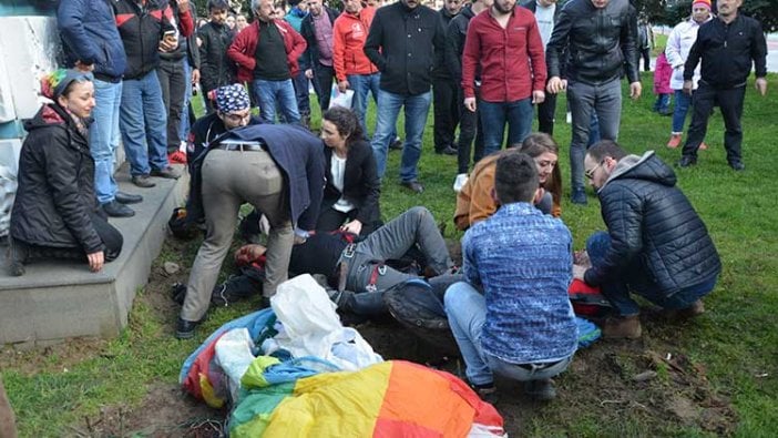 Ordu'da yamaç paraşütü teleferik tellerine takılıp yere çakıldı: 2 ağır yaralı