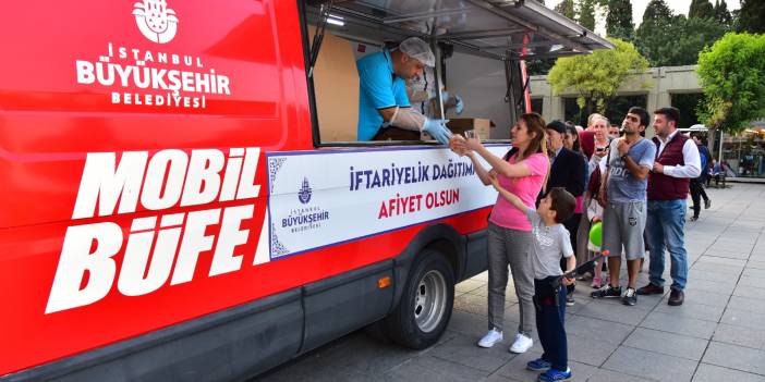 Ramazanda Yolda Kalan İstanbullular İçin İşte İBB'nin Mobil Büfeleri Hizmet Vereceği Yerler