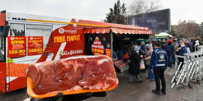 Ankara Büyükşehir, Başkent Mobil Market ile Çevre İlçelerde Uygun Fiyatlı Et Satışına Başlıyor