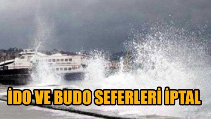 İDO ve BUDO’da bazı seferler iptal edildi