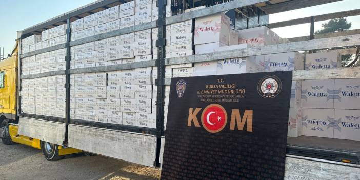 13 Milyon Liralık Kaçak Tütün Operasyonunda 3 Tutuklama