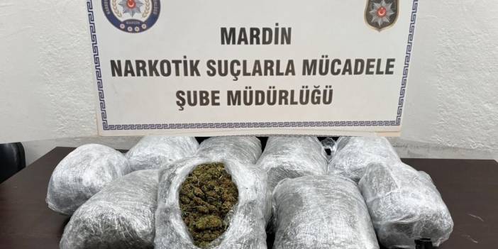 Nusaybin'de 10 Kilo 600 Gram Esrar Ele Geçirildi