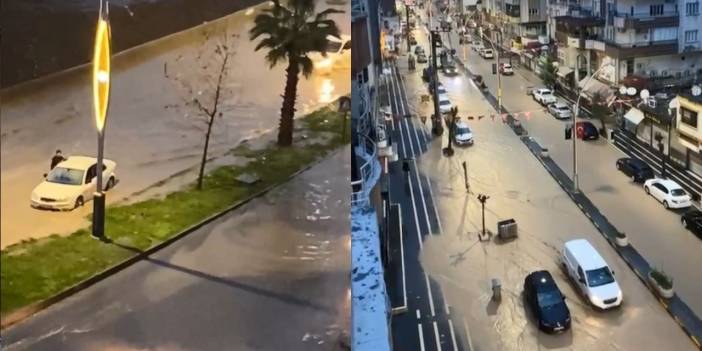 O İli Sağanak Vurdu: Sokaklar Göle Döndü