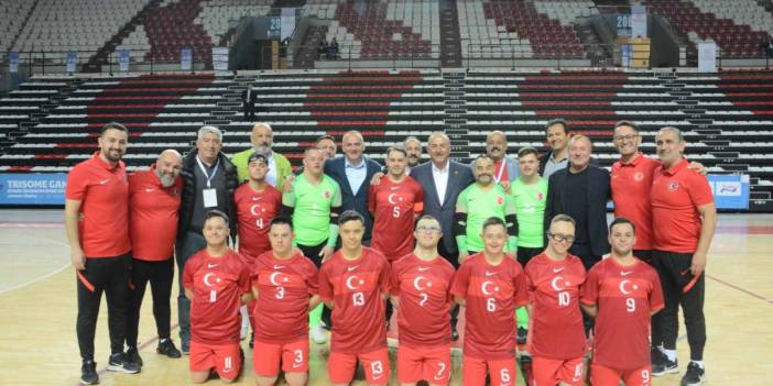 Down Sendromlu Futsal Milli Takımı, Brezilya'ya yenildi