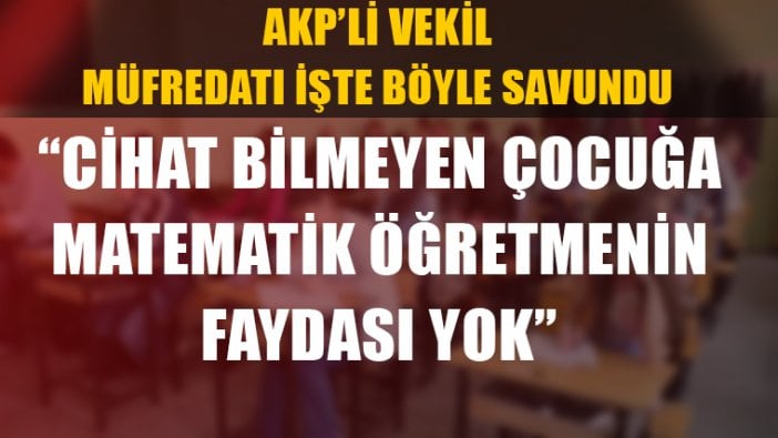 Ahmet Hamdi Çamlı: Cihat bilmeyen çocuğa matematik öğretmenin faydası yok