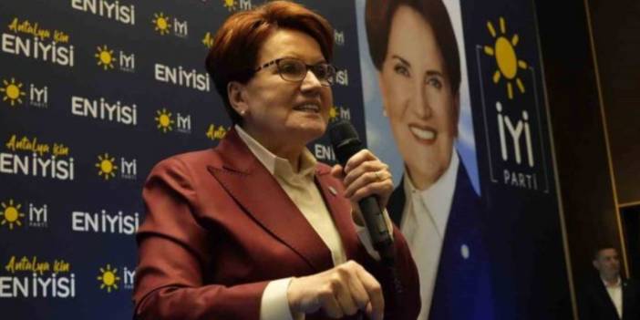 Meral Akşener: Erdoğan, Yandaşların Vergi Borçlarını Silerken, Suriyelilere, Afganlılara Para Var, Emekliye Yok