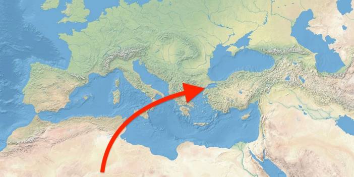 Afrika'dan Gelen Misafirlerimiz Türkiye Sınırına Yaklaştı. Türkiye'nin Tüm Kentlerini Saracak. Yarın ve Öbür Güne Dikkat