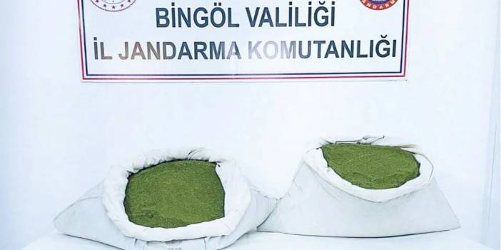 Bingöl'de 18 Kilo 500 Gram Toz Esrar Yakalandı