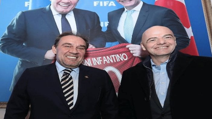 FIFA Başkanı'ndan Demirören'e ziyaret