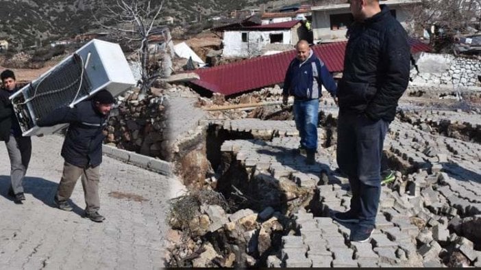 Mahallede büyük korku! Evler boşaltılıyor