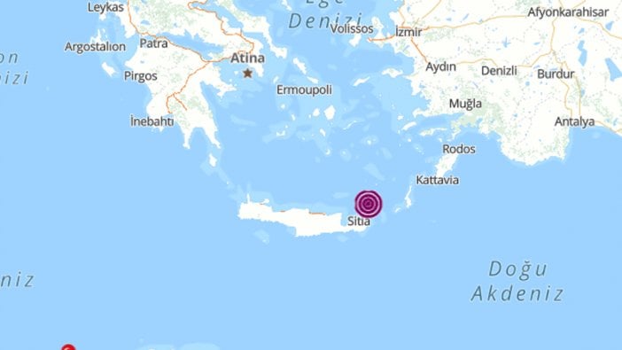 Ege'de korkutan deprem!