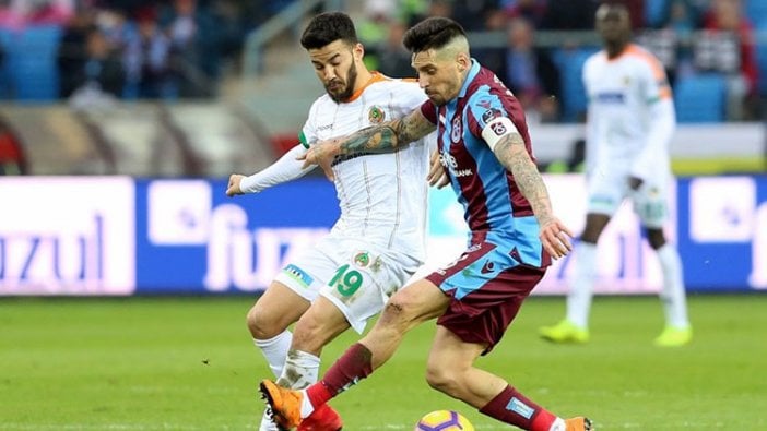 Trabzonspor evinde Alanyaspor'a yenildi