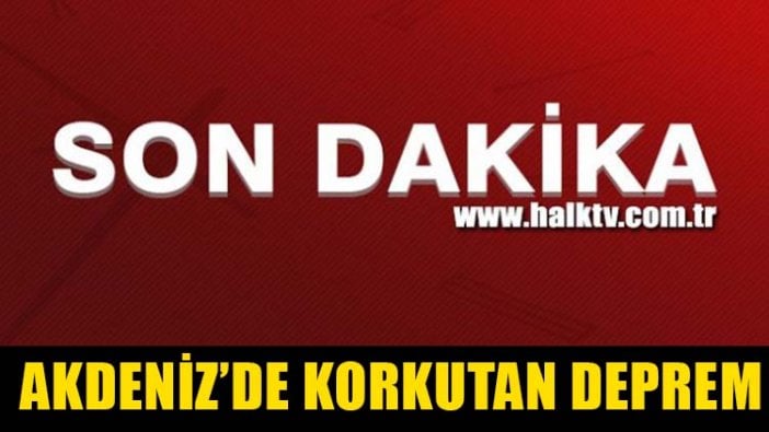 Ege Denizi'nde 4.0 büyüklüğünde deprem