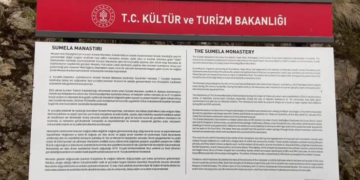 Dünyanın En Önemli İnanç Merkezlerinden Olan Sümela Manastırı'nda Bayram Tatili Yoğunluğu Yaşanıyor