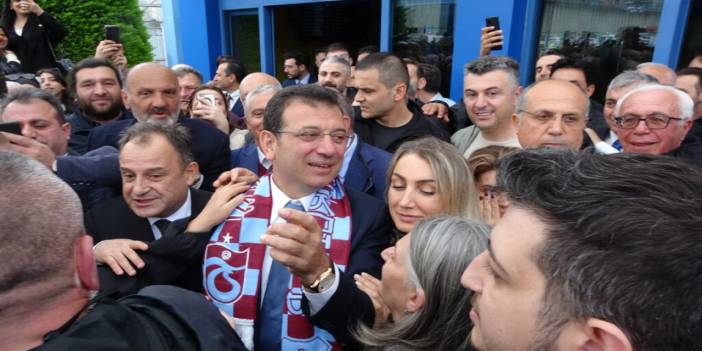 İmamoğlu Yoğun İlgiden Trabzon Sokaklarında Yürüyemedi!