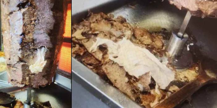 Dünyaya döner ihraç eden firmada skandal olay! Dönerin içinden peçete çıktı: Soruşturma başlatıldı