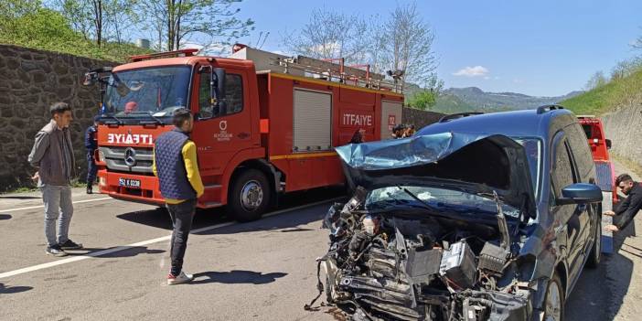 Ordu'da Cenaze Yolunda Kaza: 5 Yaralı