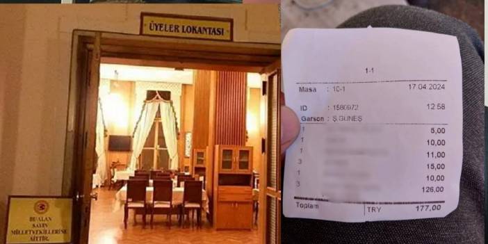 Enflasyon Meclis Lokantasına Yine Uğramadı! 4 Çeşit Yemeğe Verilen Parayı Görenler Hayrete Düşürdü