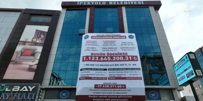 334 Bin Nüfuslu İlçede Kayyumdan 1 Milyar Lira Borç Kaldı