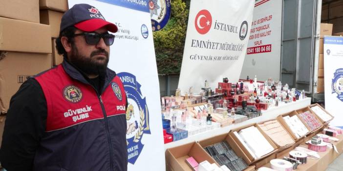 Arnavutköy'de 30 Milyon Lira Değerinde Sahte Parfüm Yakalandı