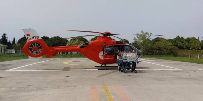 Ambulans Helikopter 4 Günlük Bebek İçin Havalandı