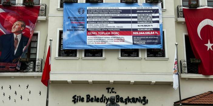 Şile Belediyesi'ni Batırmışlar: Milyonluk Borç Ortaya Çıktı!