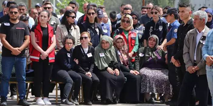 İki komiser için Adıyaman'da tören