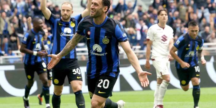 Hakan Çalhanoğlu'nun golleriyle Inter, Torino'yu mağlup etti