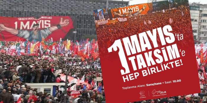 CHP'den 1 Mayıs Afişi