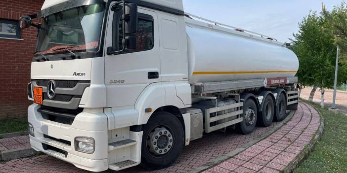 Karabük'te Bir Tankerin 'Zula'sında 18 Bin 820 Litre Akaryakıt Yakalandı