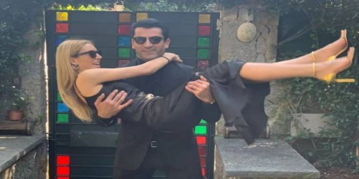 Sinem Kobal'dan Kenan İmirzalıoğlu'na Aşk Dolu Öpücük!