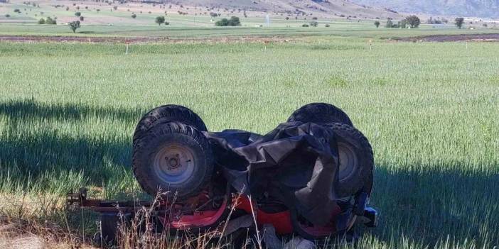 Burdur'da ATV Kazası! Yaşlı Adam Olay Yerinde Can Verdi