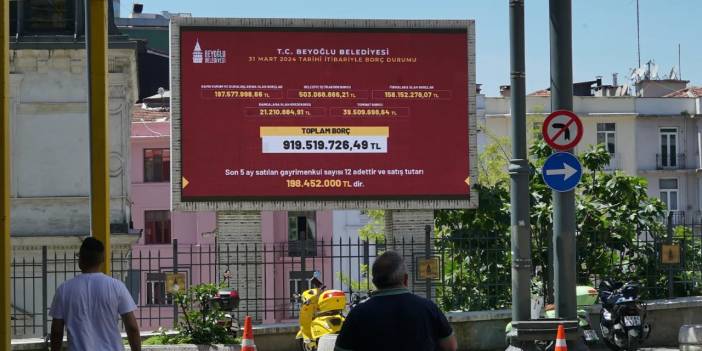 AKP'den CHP'ye Geçen Beyoğlu Belediyesi'nin Borcu Açıklandı!