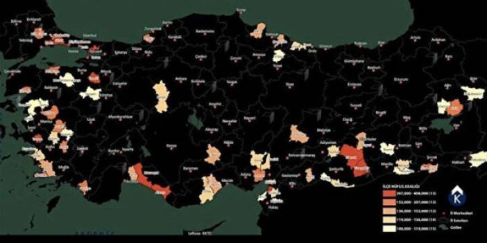 İl olacak ilçeler belli oluyor! İşte potansiyel 82-83-84 plakalar. Tam 36 ilçe kriterleri yerine getirmiş durumda