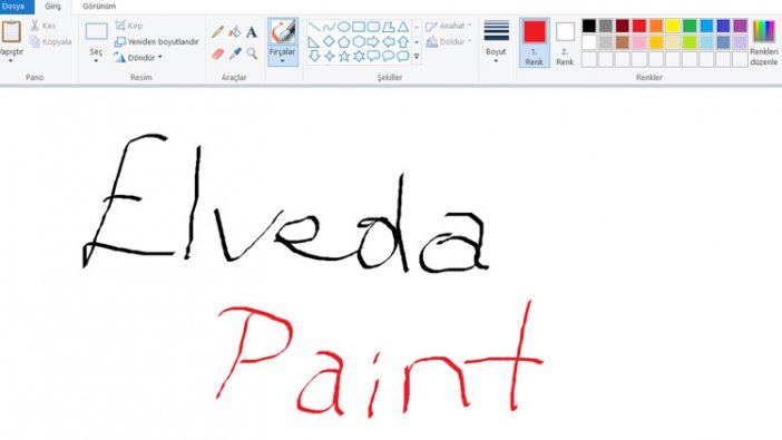 Herkesin bilgisayarında bulunan "Paint" programı artık tarih oluyor