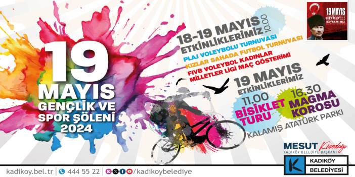 19 Mayıs, Kadıköy'de Coşkuyla Kutlanacak