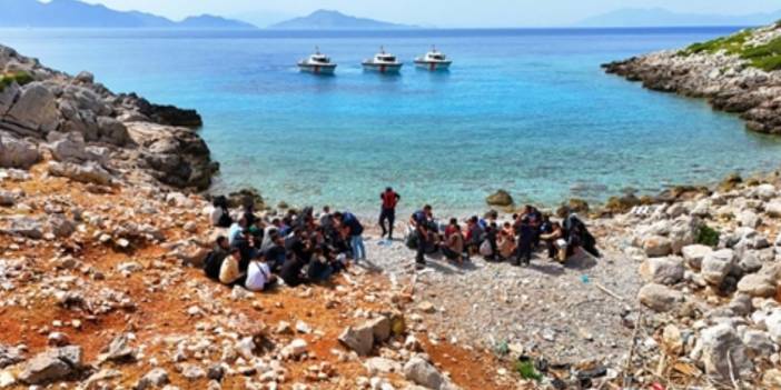 Marmaris'te 66 Kaçak Göçmen Yakalandı