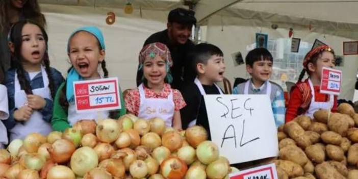 Minik Pazarcılar 'Tezgah' Açtı: Matematiği Yerinde Öğrendi