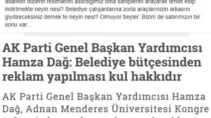 MHP'li başkan adayından AKP'ye: 'Sabrımızın bir sonu var…'