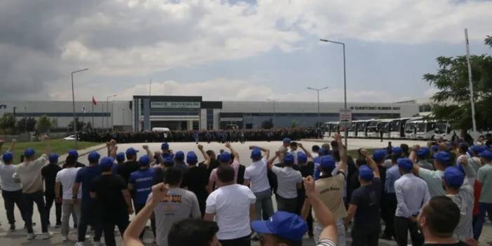 Çankırı'da Petrol-iş Sendikası'na Üye İşçiler Greve Gitti