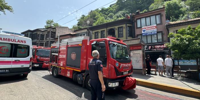 Bursa'da Restoranda Yangın